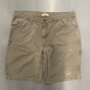 Vintage Blue Mountain dark khaki cargo‎ shorts